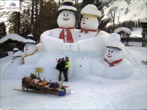 vacanza sulla neve con bambini