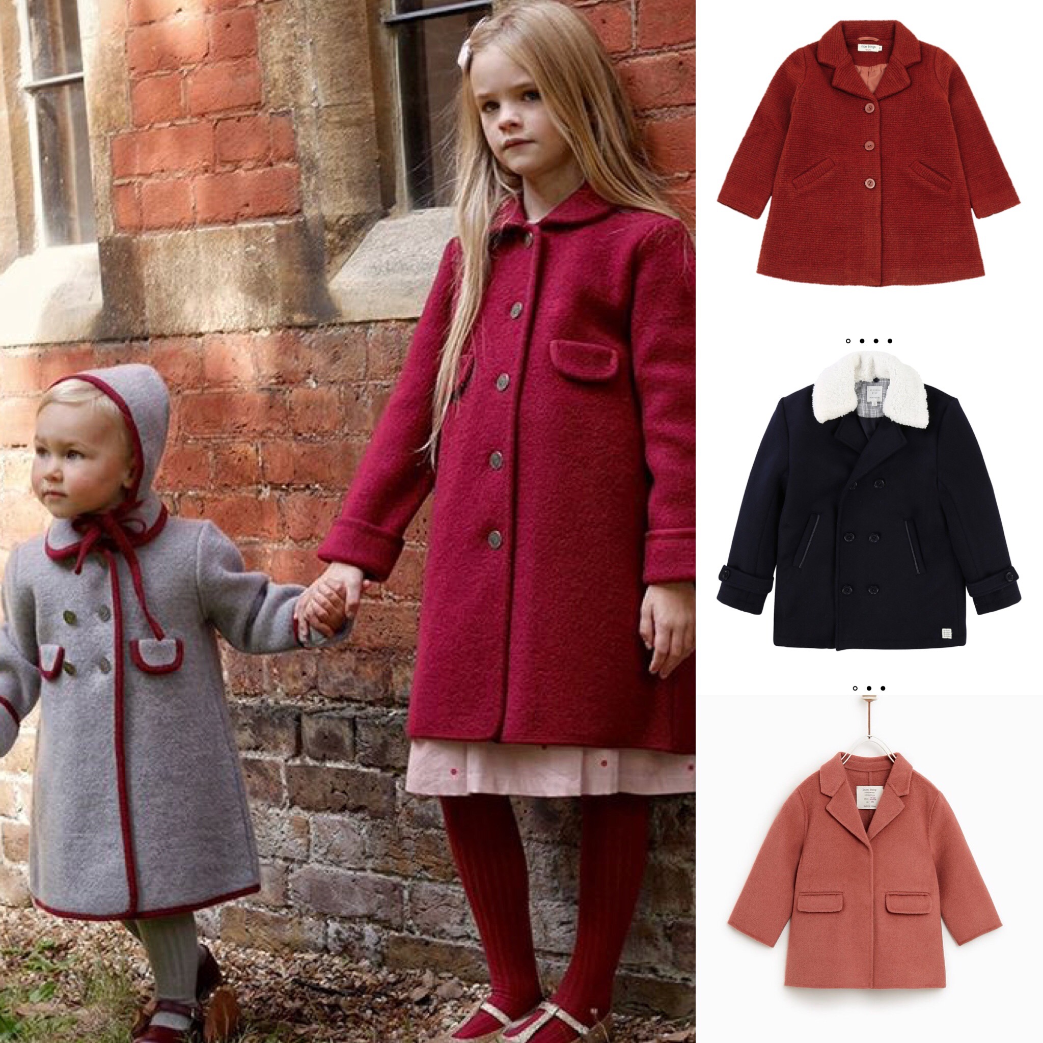 cappotti British bambini