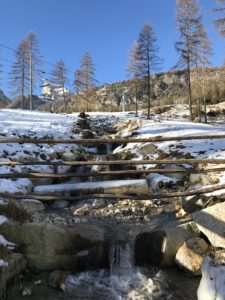 pattinare sul ghiaccio in alta badia