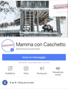 MAMMA CON CASCHETTO