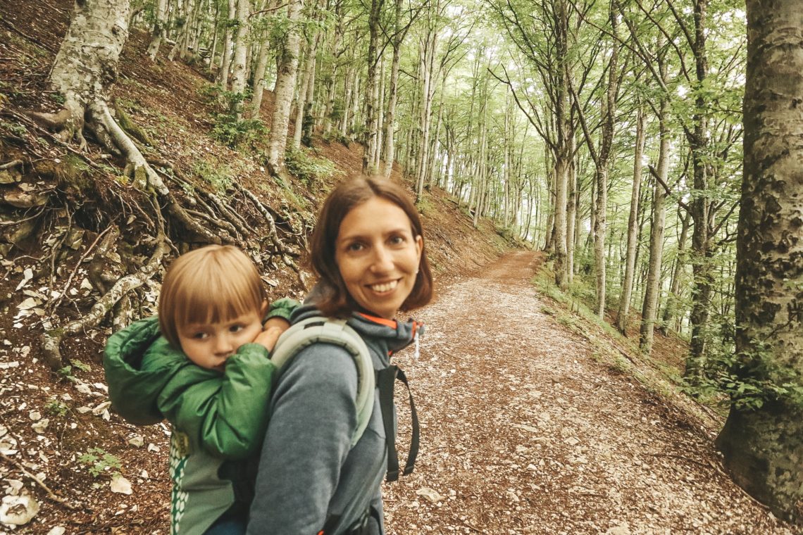 Appennino bambini monte cucco