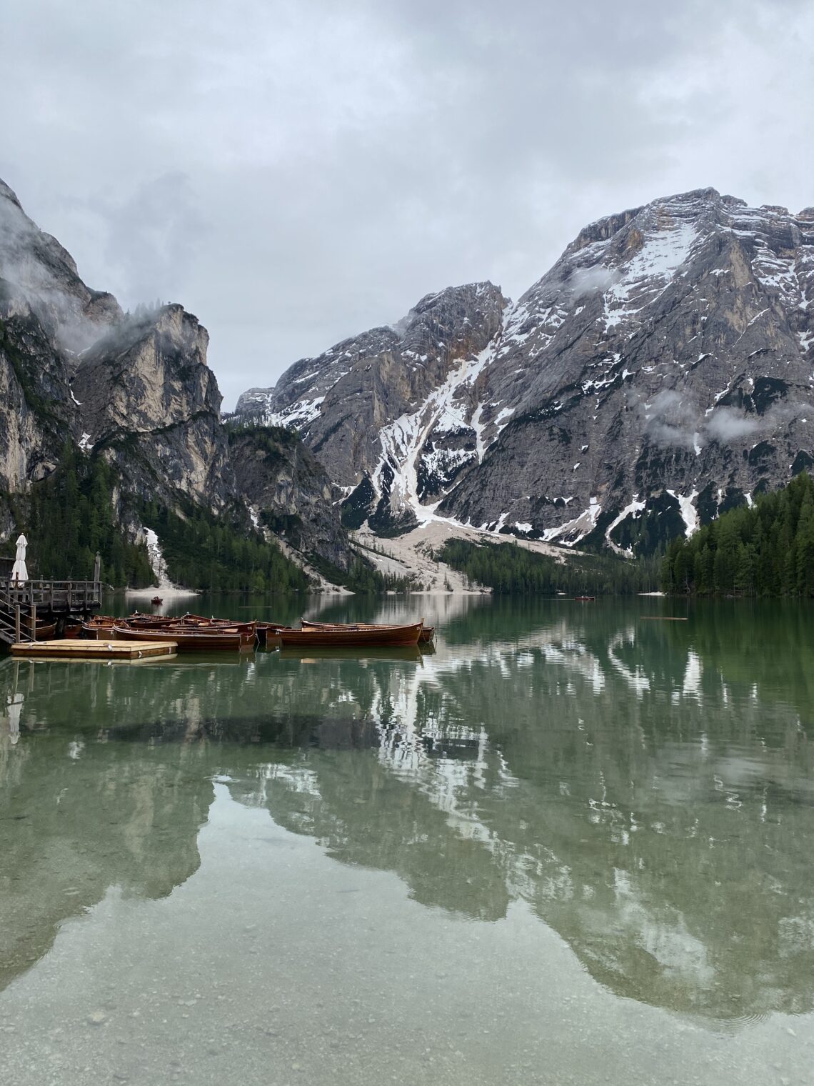 lago di Braies bambini