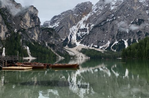 lago di Braies bambini