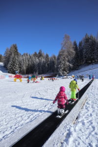 neve val di Fiemme bellamonte bambini