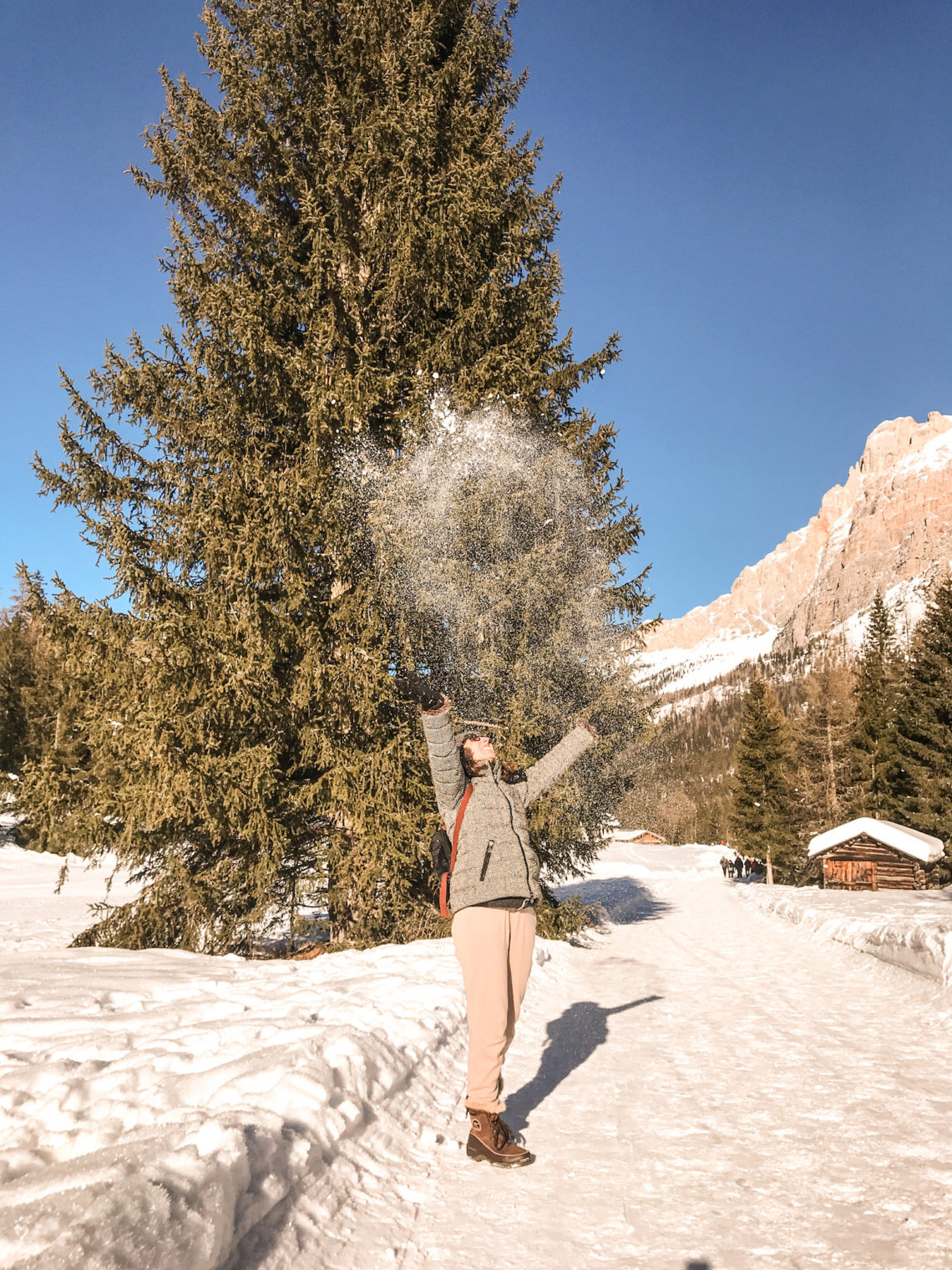 passeggiata neve Val Badia