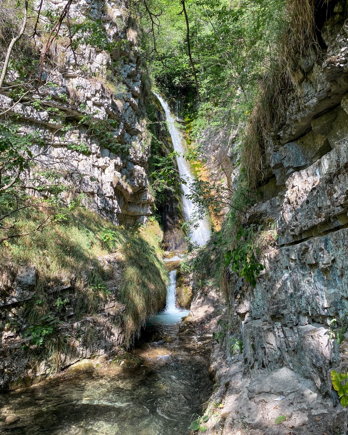 cascata sibillini bambini