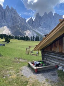 val di funes bambini