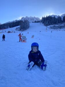Monte Baranci sciare bambini